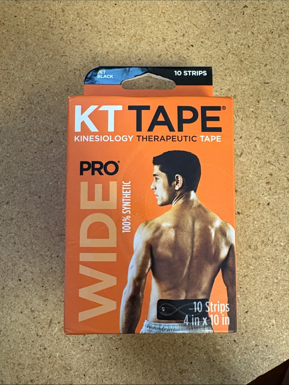 KT TAPE / Kinesiology Therapeutic Tape | 10 strips 4 in x 10 in Pro Wide
